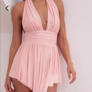 Beautiful Light Pink/Peach mini dress